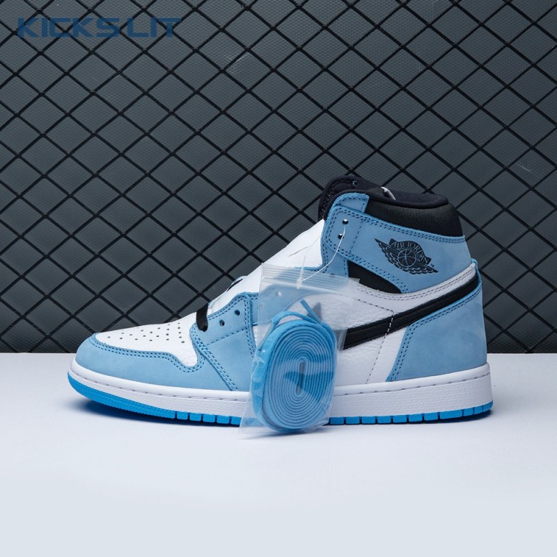 Jordan 1 Retro High White University Blue Black Unisex Jordan 1 Retro High White University Blue Black Unisex