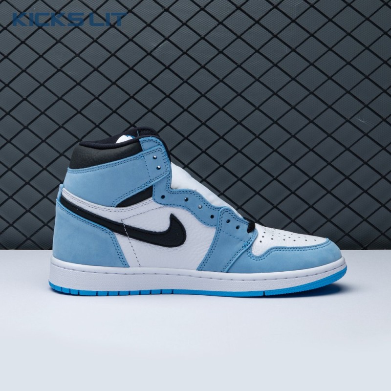 Jordan 1 Retro High White University Blue Black Unisex Jordan 1 Retro High White University Blue Black Unisex