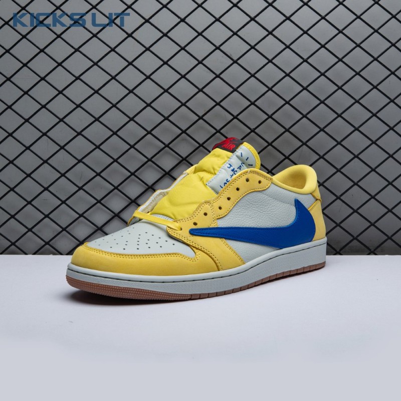 Jordan 1 Retro Low OG SP Travis Scott Canary DZ4137-700 Unisex