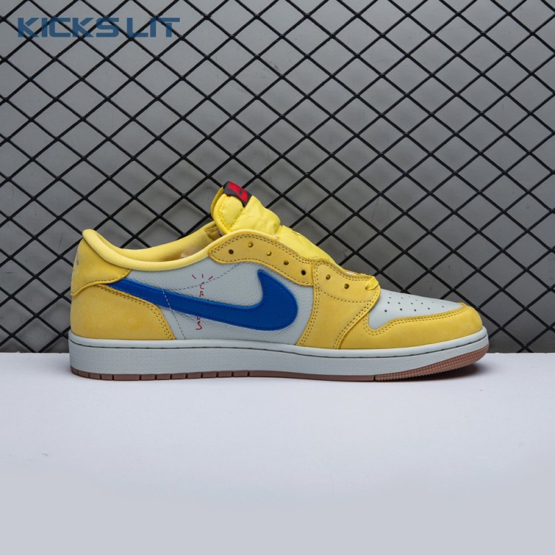Jordan 1 Retro Low OG SP Travis Scott Canary DZ4137-700 Unisex