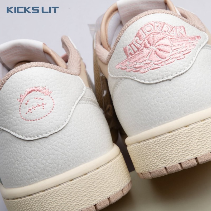 Jordan 1 Retro Low OG SP Travis Scott Sail Shy Pink DM7866-106 Unisex Jordan 1 Retro Low OG SP Travis Scott Sail Shy Pink DM7866-106 Unisex