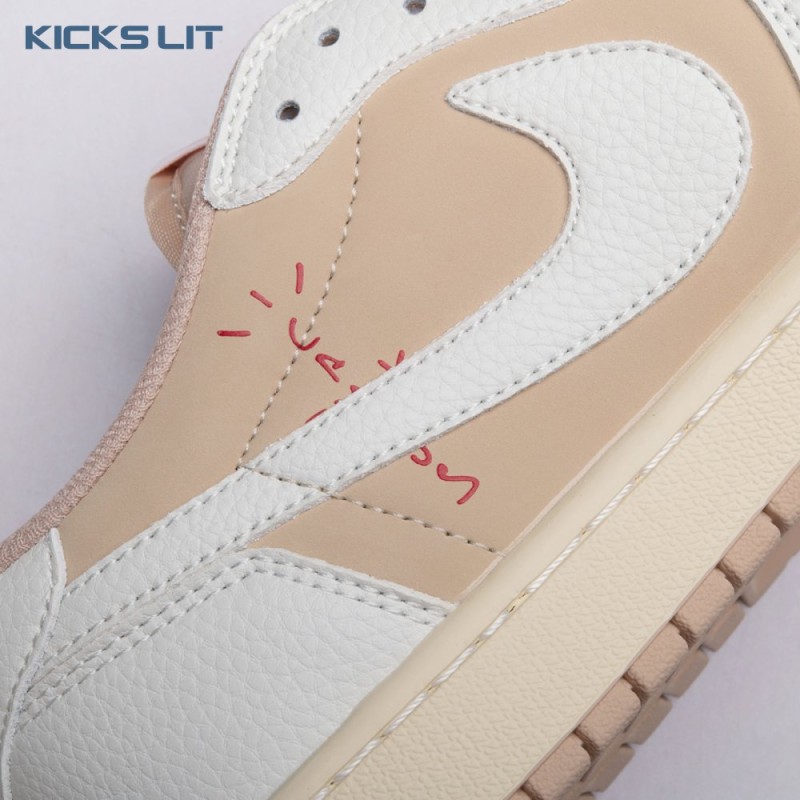 Jordan 1 Retro Low OG SP Travis Scott Sail Shy Pink DM7866-106 Unisex Jordan 1 Retro Low OG SP Travis Scott Sail Shy Pink DM7866-106 Unisex