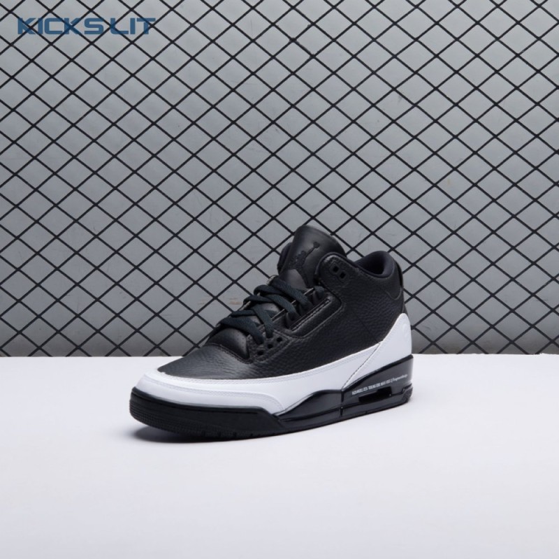 Jordan 3 x Fragment Design Black White DA3595 001 Men's Jordan 3 x Fragment Design Black White DA3595 001 Men's