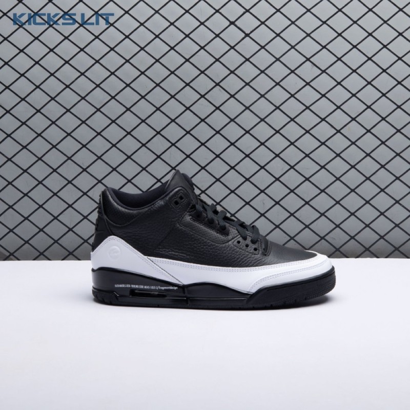 Jordan 3 x Fragment Design Black White DA3595 001 Men's Jordan 3 x Fragment Design Black White DA3595 001 Men's
