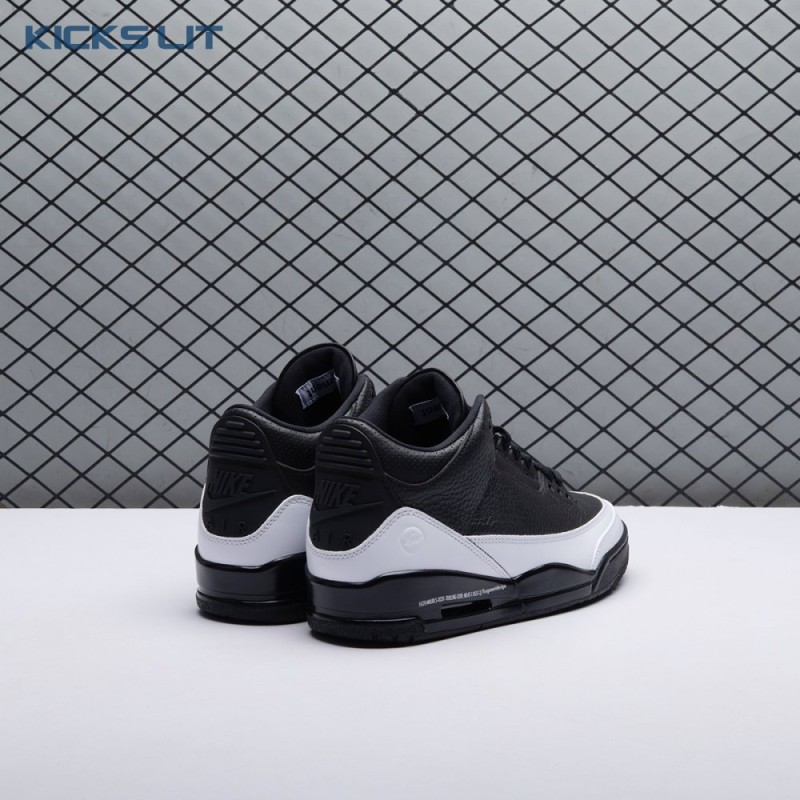 Jordan 3 x Fragment Design Black White DA3595 001 Men's Jordan 3 x Fragment Design Black White DA3595 001 Men's
