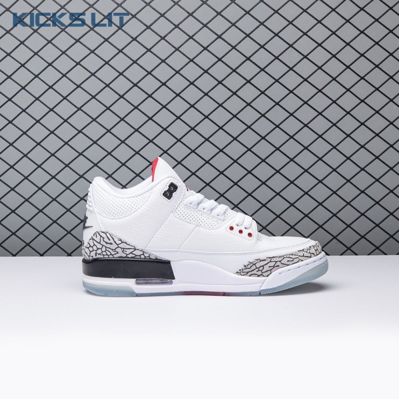 Jordan 3 Retro Free Throw Line White Cement 923096-101 Men's Jordan 3 Retro Free Throw Line White Cement 923096-101 Men's