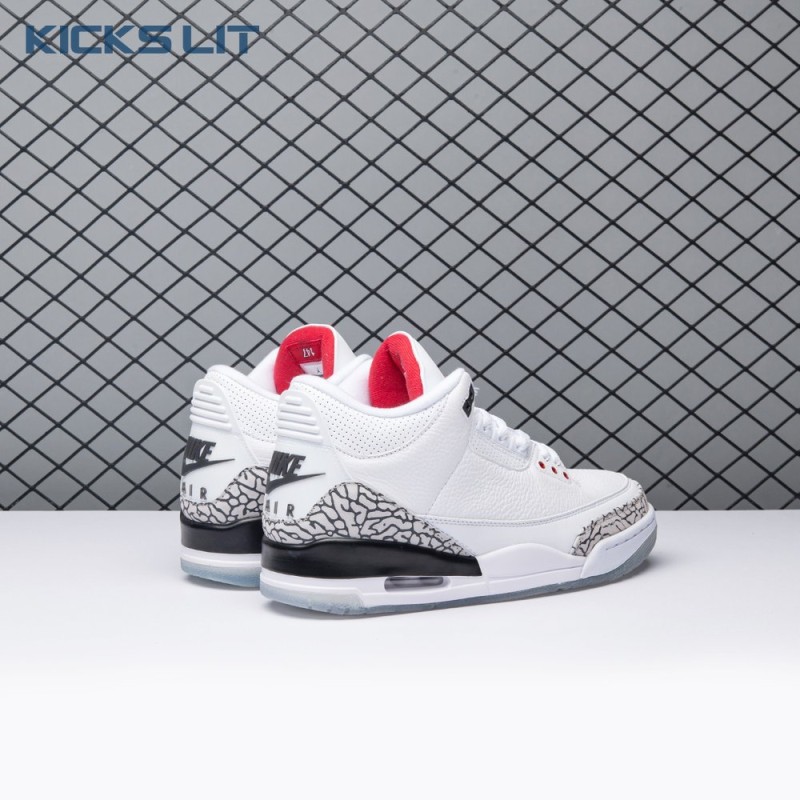 Jordan 3 Retro Free Throw Line White Cement 923096-101 Men's Jordan 3 Retro Free Throw Line White Cement 923096-101 Men's