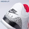 Jordan 3 Retro Free Throw Line White Cement 923096-101 Men's