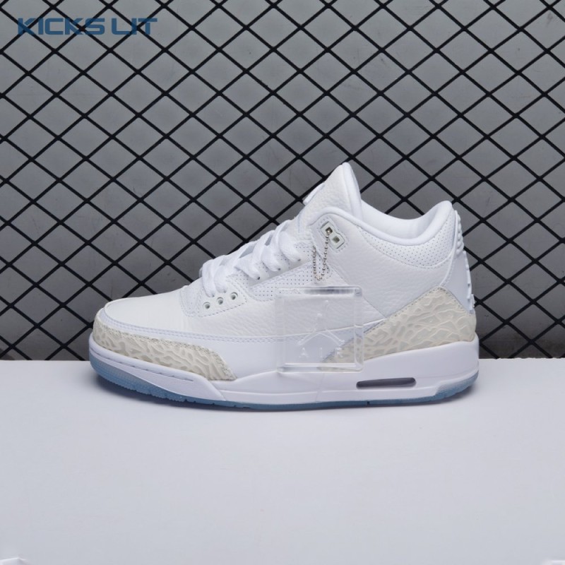Jordan 3 Retro Pure White 136064-111 Unisex Jordan 3 Retro Pure White 136064-111 Unisex