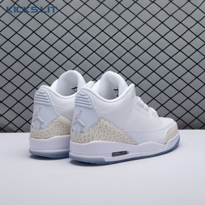 Jordan 3 Retro Pure White 136064-111 Unisex Jordan 3 Retro Pure White 136064-111 Unisex