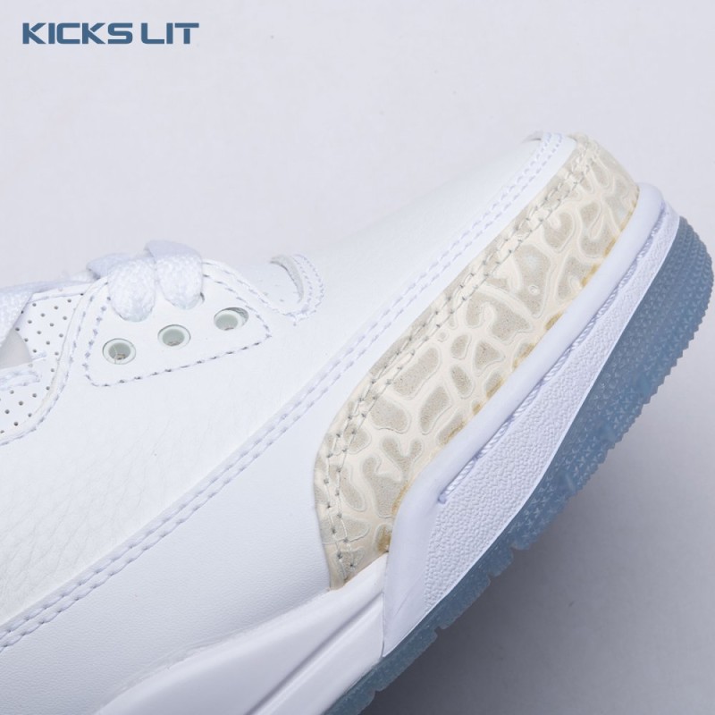Jordan 3 Retro Pure White 136064-111 Unisex Jordan 3 Retro Pure White 136064-111 Unisex