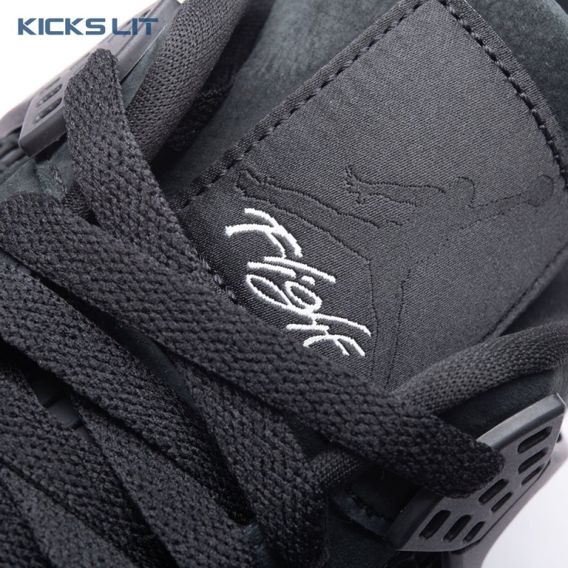 Jordan 4 x Nigel Sylvester Black HF4340-001 Men's Jordan 4 x Nigel Sylvester Black HF4340-001 Men's