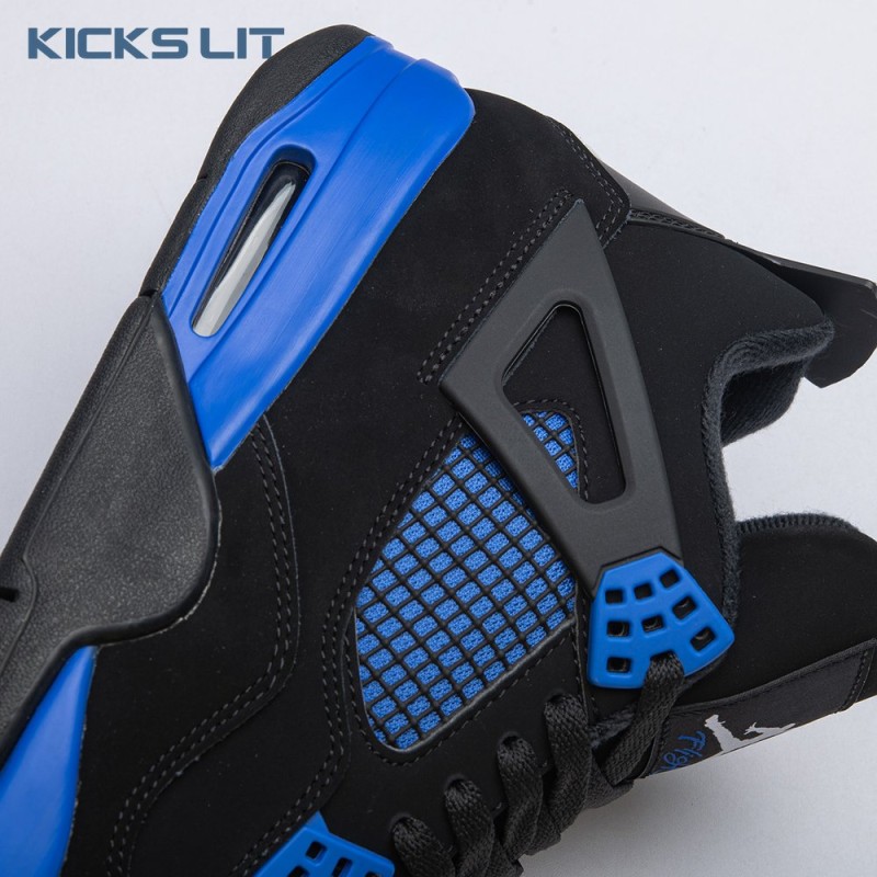 Jordan 4 Retro Black Blue Men's Jordan 4 Retro Black Blue Men's