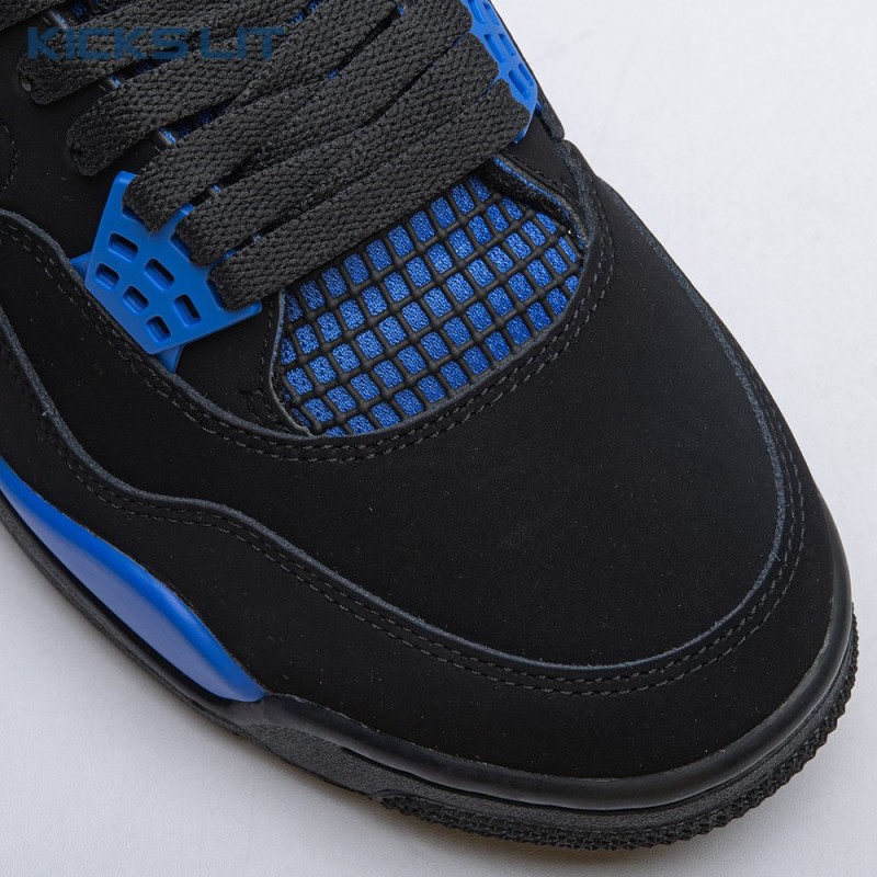 Jordan 4 Retro Black Blue Men's Jordan 4 Retro Black Blue Men's
