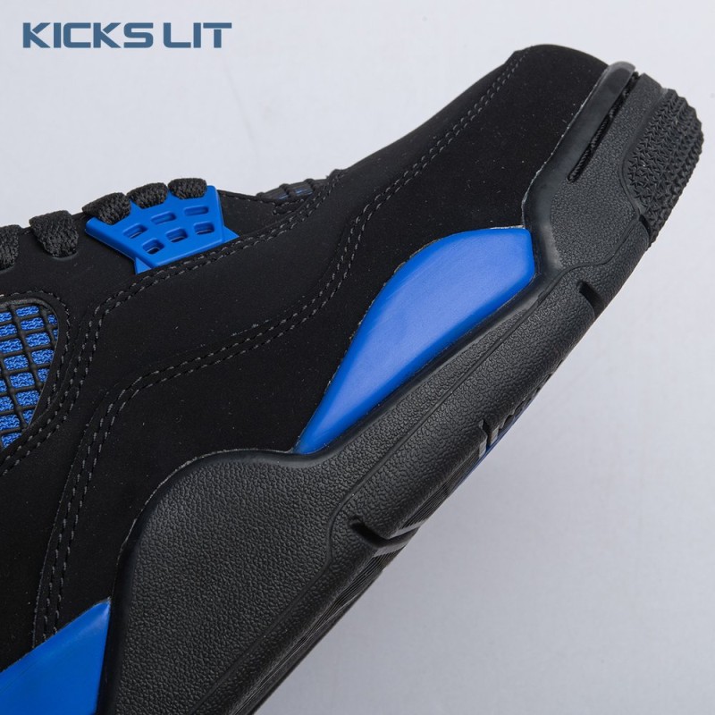 Jordan 4 Retro Black Blue Men's Jordan 4 Retro Black Blue Men's