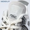 Jordan 4 Retro Women 's Frozen Moments AQ9129-001 Unisex