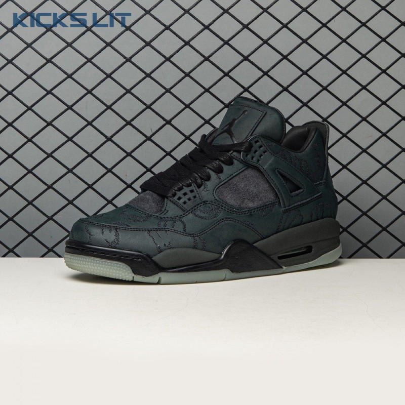 Jordan 4 Retro Kaws Black 930155-001 Men's Jordan 4 Retro Kaws Black 930155-001 Men's