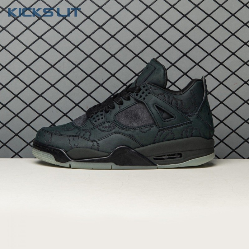 Jordan 4 Retro Kaws Black 930155-001 Men's Jordan 4 Retro Kaws Black 930155-001 Men's