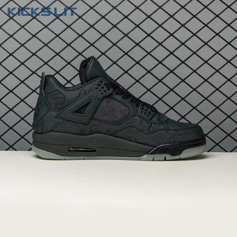 Jordan 4 Retro Kaws Black 930155-001 Men's Jordan 4 Retro Kaws Black 930155-001 Men's
