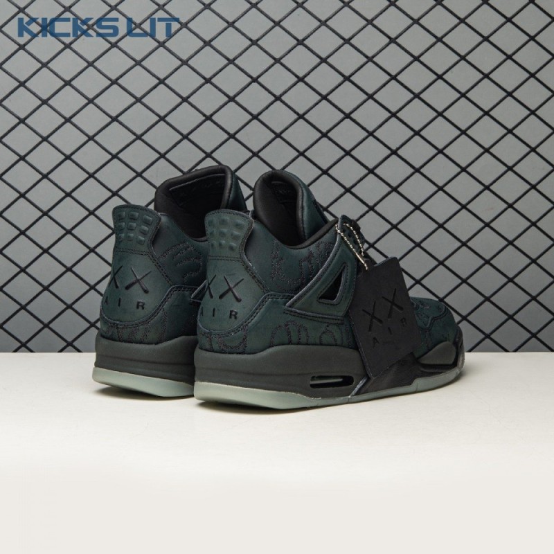 Jordan 4 Retro Kaws Black 930155-001 Men's Jordan 4 Retro Kaws Black 930155-001 Men's