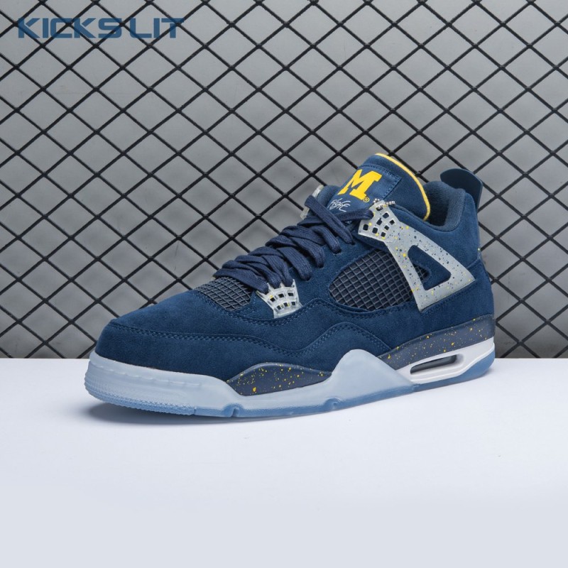 Jordan 4 Retro Michigan Men's Jordan 4 Retro Michigan Men's