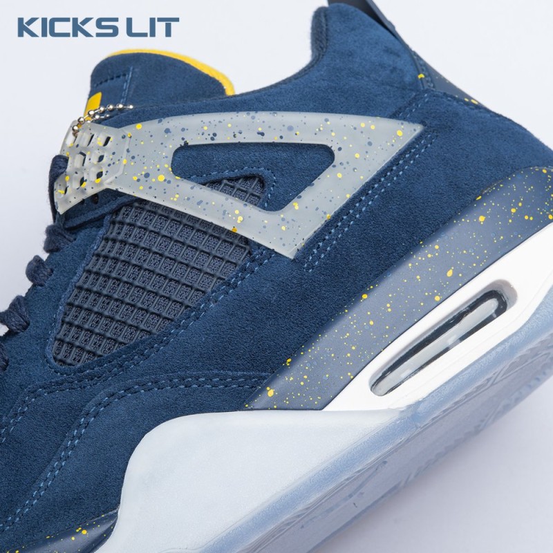 Jordan 4 Retro Michigan Men's Jordan 4 Retro Michigan Men's