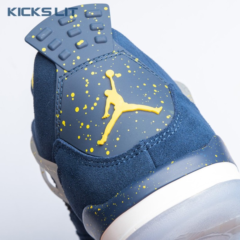 Jordan 4 Retro Michigan Men's Jordan 4 Retro Michigan Men's