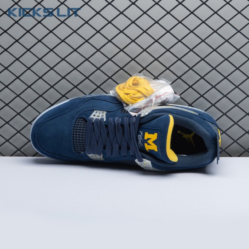 Jordan 4 Retro Michigan Men's Jordan 4 Retro Michigan Men's