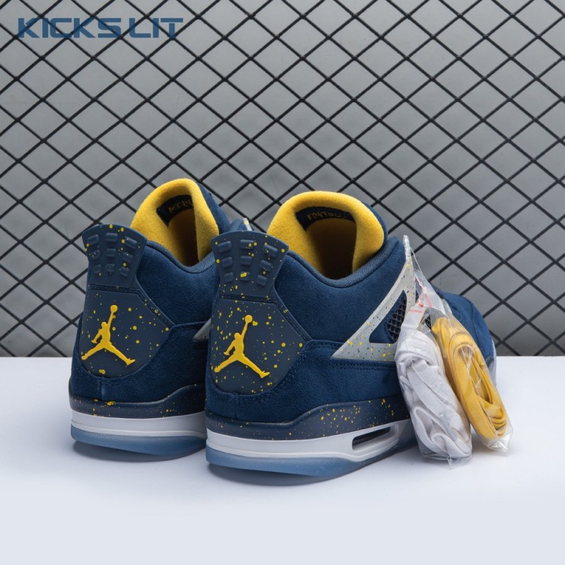 Jordan 4 Retro Michigan Men's Jordan 4 Retro Michigan Men's