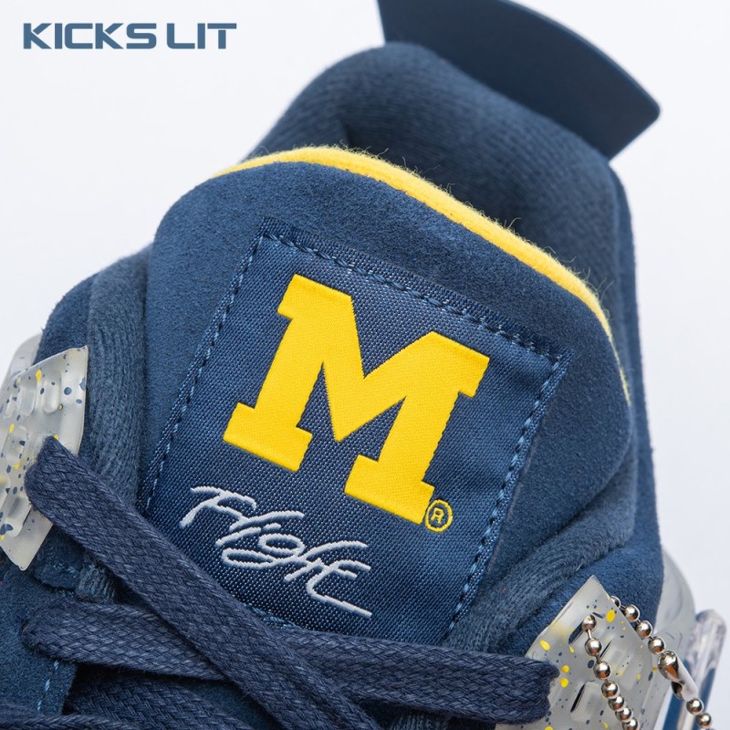 Jordan 4 Retro Michigan Men's Jordan 4 Retro Michigan Men's