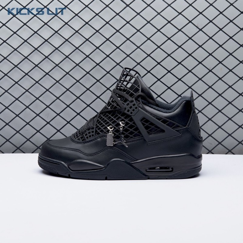 Jordan 4 Retro Net Black Unisex Jordan 4 Retro Net Black Unisex