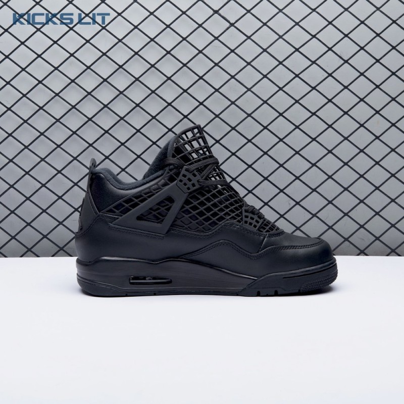 Jordan 4 Retro Net Black Unisex Jordan 4 Retro Net Black Unisex