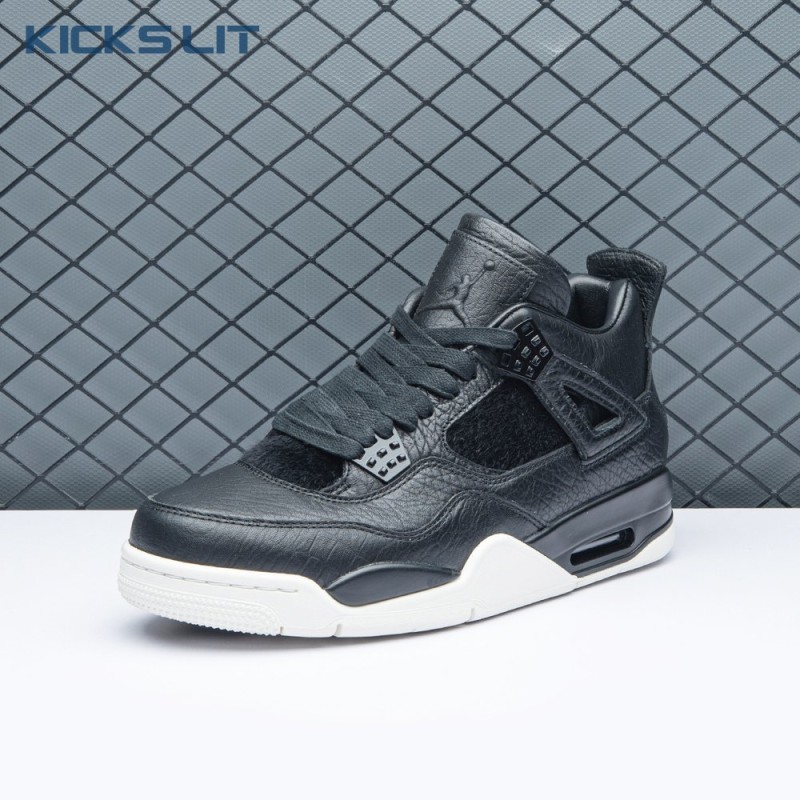 Jordan 4 Retro Pony Hair Black Men's Jordan 4 Retro Pony Hair Black Men's