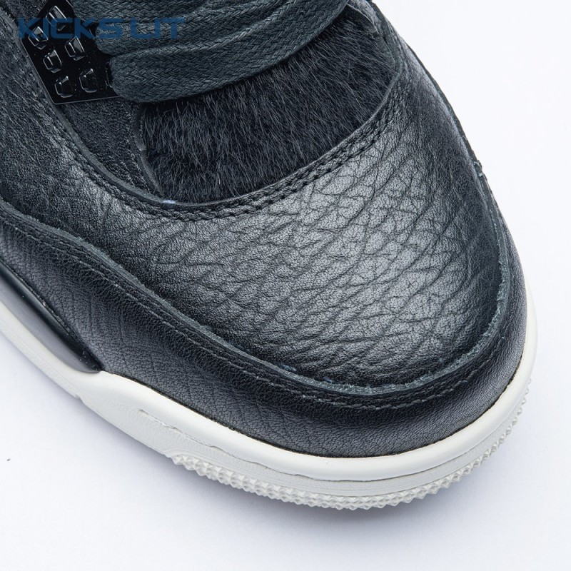 Jordan 4 Retro Pony Hair Black Men's Jordan 4 Retro Pony Hair Black Men's