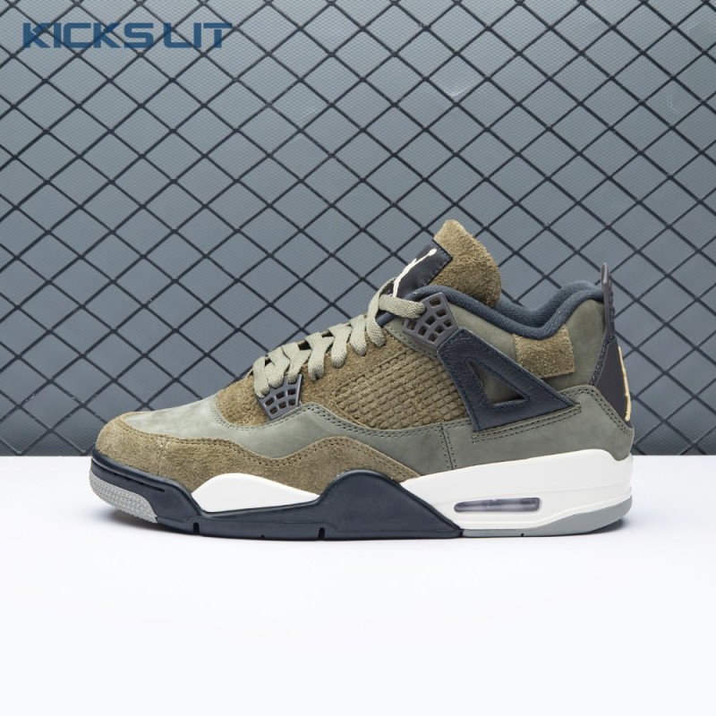 Jordan 4 Retro SE Craft Medium Olive Men's Jordan 4 Retro SE Craft Medium Olive Men's