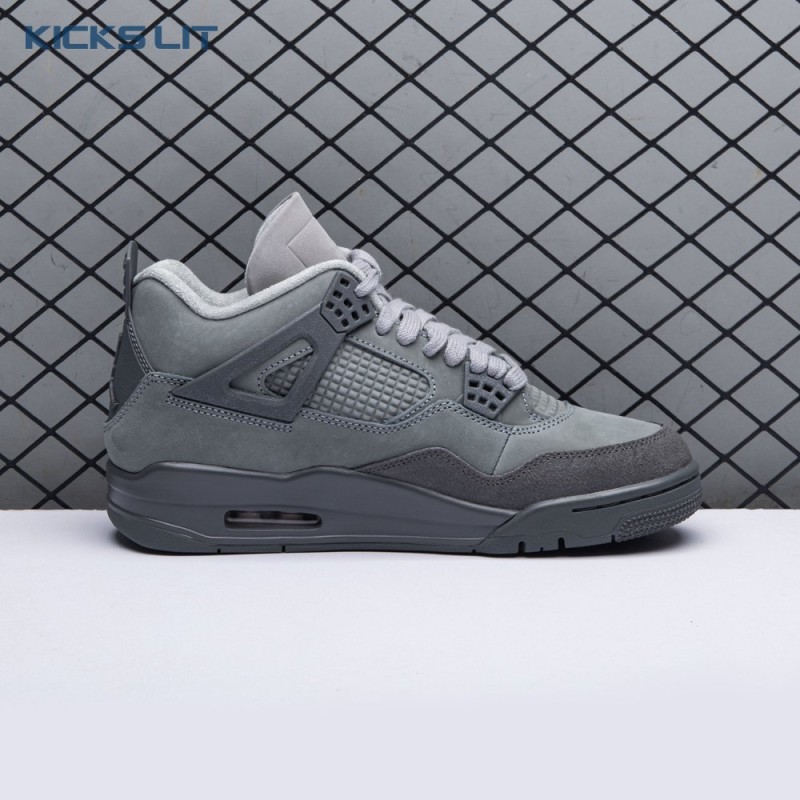 Jordan 4 Retro SE Paris Olympics Wet Cement FQ7928 001 Men's