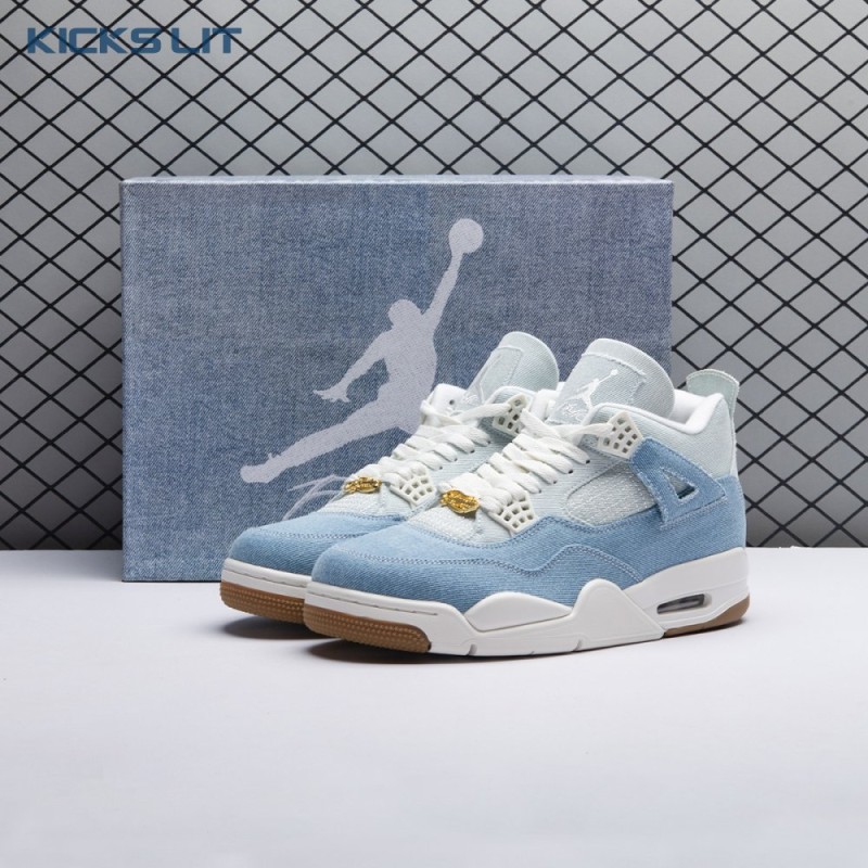 Jordan 4 Retro TEX Denim Worn Blue IB6716-100 Unisex