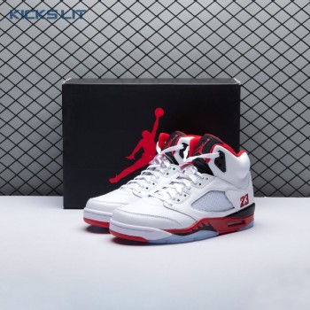 Jordan 5 Retro Fire Red Black Tongue (2025) HQ7978-101 Men's