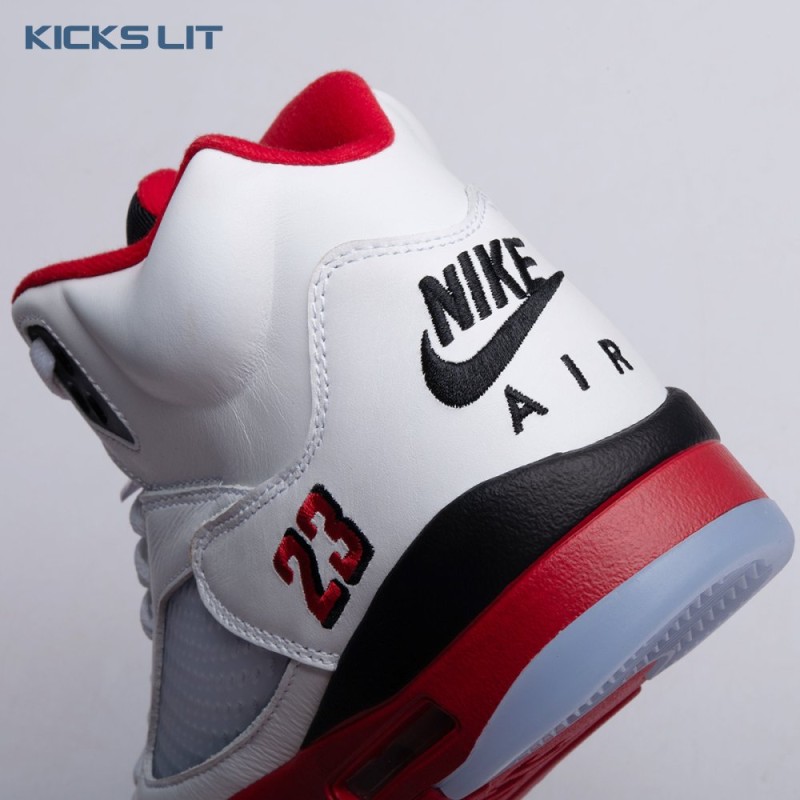 Jordan 5 Retro Fire Red Black Tongue (2025) HQ7978-101 Men's Jordan 5 Retro Fire Red Black Tongue (2025) HQ7978-101 Men's