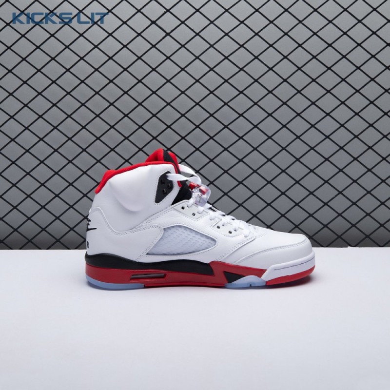 Jordan 5 Retro Fire Red Black Tongue (2025) HQ7978-101 Men's Jordan 5 Retro Fire Red Black Tongue (2025) HQ7978-101 Men's