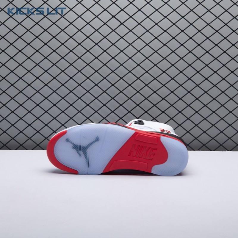 Jordan 5 Retro Fire Red Black Tongue (2025) HQ7978-101 Men's Jordan 5 Retro Fire Red Black Tongue (2025) HQ7978-101 Men's