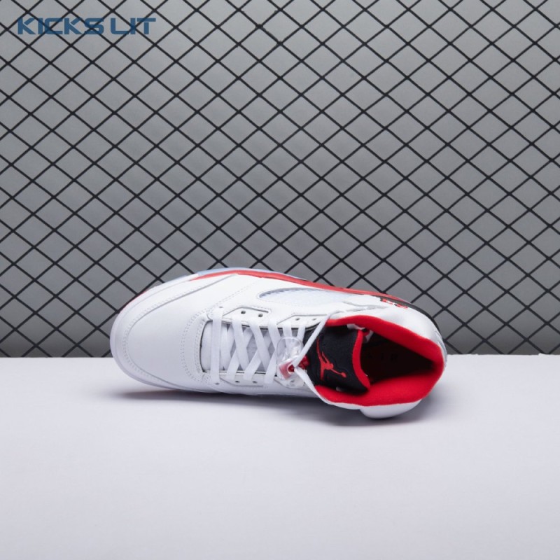 Jordan 5 Retro Fire Red Black Tongue (2025) HQ7978-101 Men's Jordan 5 Retro Fire Red Black Tongue (2025) HQ7978-101 Men's