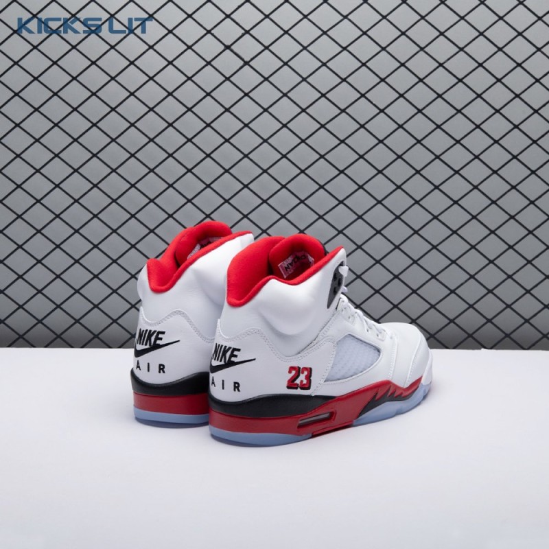 Jordan 5 Retro Fire Red Black Tongue (2025) HQ7978-101 Men's Jordan 5 Retro Fire Red Black Tongue (2025) HQ7978-101 Men's