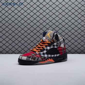 Jordan 5 Retro Plaid (GS) FD4814-008 Unisex