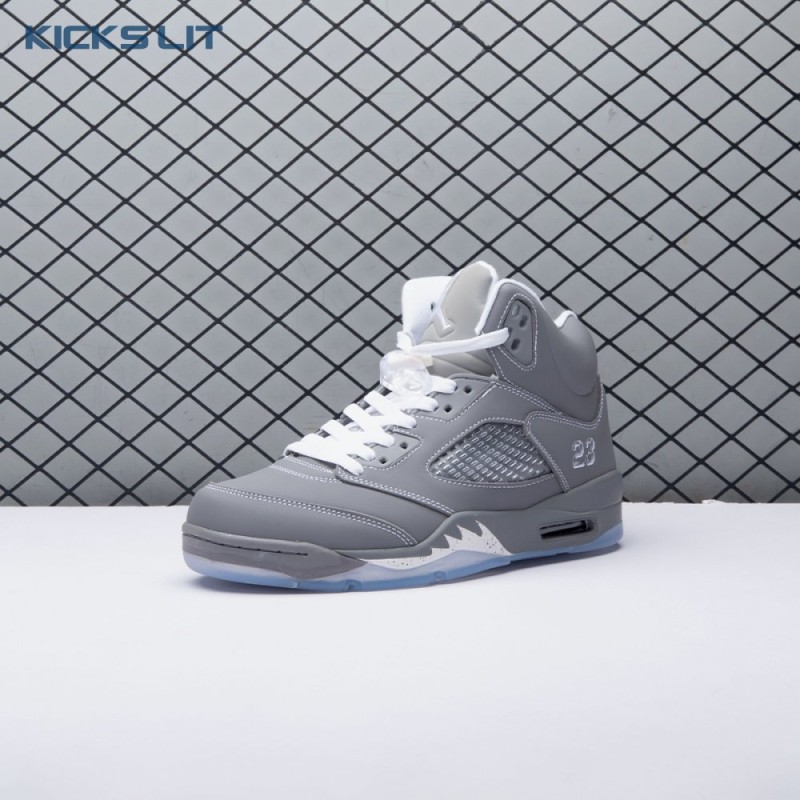 Jordan 5 Retro Wolf Grey 136027-005 Men's Jordan 5 Retro Wolf Grey 136027-005 Men's