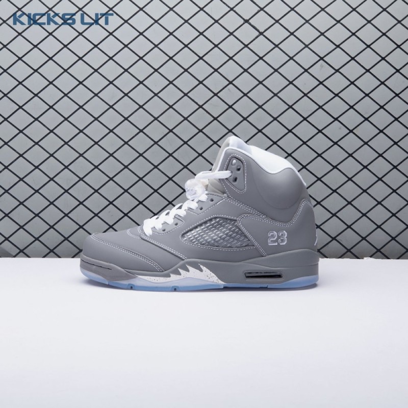Jordan 5 Retro Wolf Grey 136027-005 Men's Jordan 5 Retro Wolf Grey 136027-005 Men's