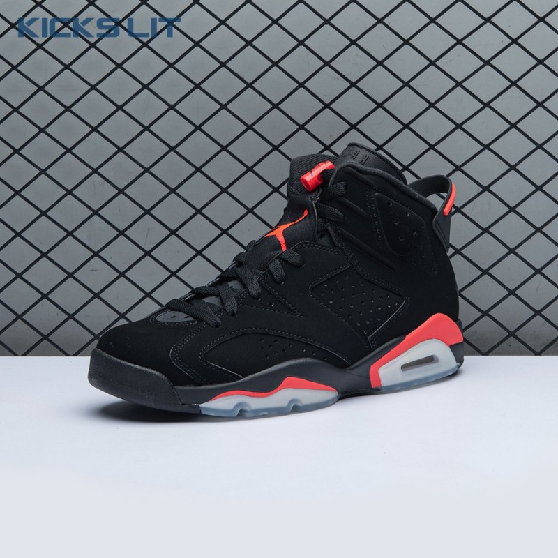 Jordan 6 Retro Black 'Infrared' 384664 060 Men's Jordan 6 Retro Black 'Infrared' 384664 060 Men's