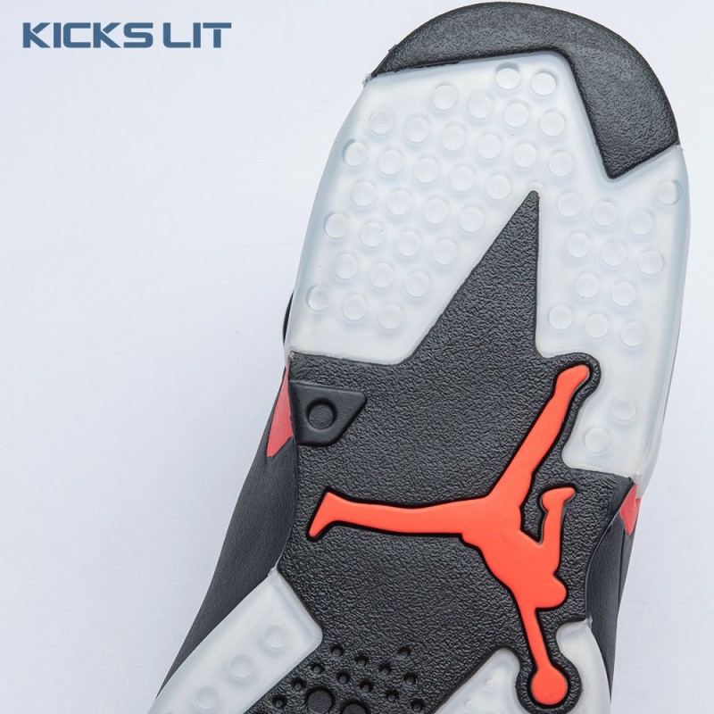 Jordan 6 Retro Black 'Infrared' 384664 060 Men's Jordan 6 Retro Black 'Infrared' 384664 060 Men's