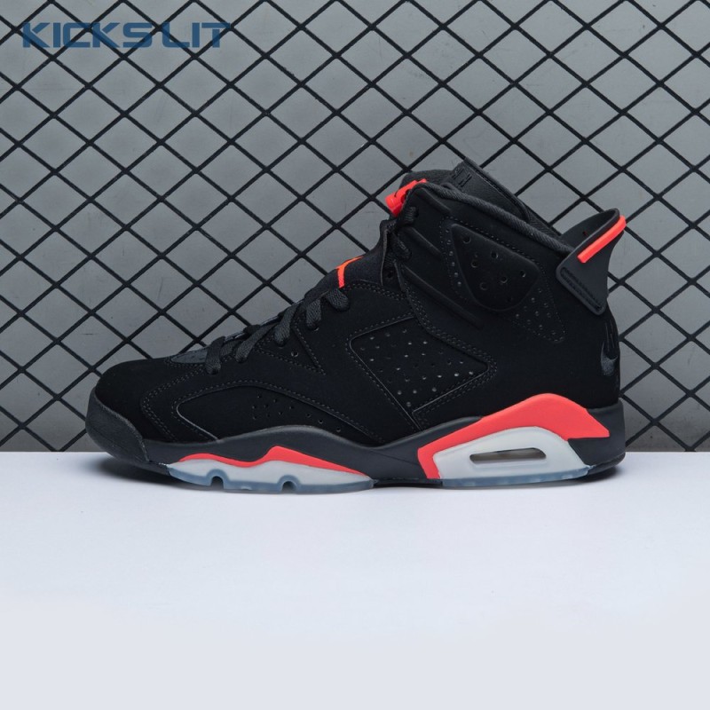 Jordan 6 Retro Black 'Infrared' 384664 060 Men's Jordan 6 Retro Black 'Infrared' 384664 060 Men's