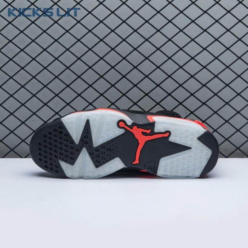 Jordan 6 Retro Black 'Infrared' 384664 060 Men's Jordan 6 Retro Black 'Infrared' 384664 060 Men's